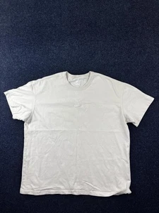 Nike Shirt Mens Large White The Nike Tee Loose Fit Max 90 Embroidered Swoosh - Picture 1 of 9