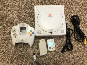 Sistema de consola Sega Dreamcast HKT-3020 con 1 controlador y tarjeta de memoria ¡PROBADO! - Imagen 1 de 24