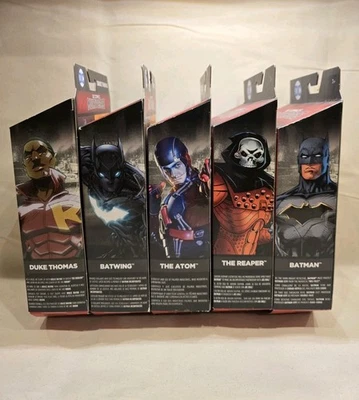 DC Comics Multiverse Rebirth 6" BAF ROOKIE Batman All 6 Figures Boxed Set Lot x5 - Image 1 of 4