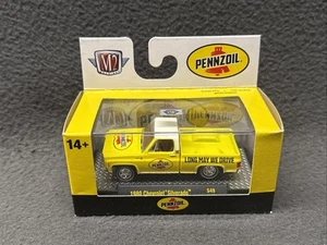 M2 Machines 1980 Chevy Silverado Pennzoil Shortbed Squarebody Pickup C10 NEW - Picture 1 of 9