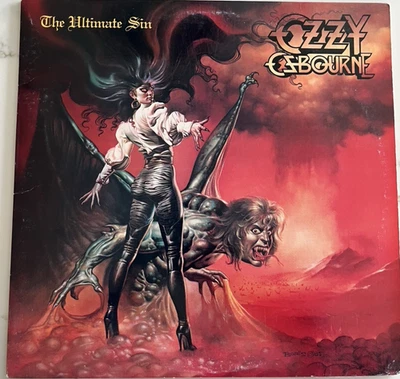 Ozzy Osbourne The Ultimate Sin (1986) PITMAN Pressing TML-S First Press +Inserts - Image 1 of 4