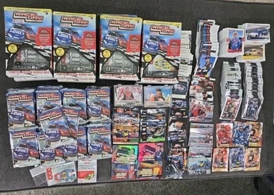 MASSIVE NASCAR Card Lot CLEARANCE! Tons Of Sealed Packs Inserts Prizm See Pics  - Image 1 of 4