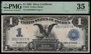 FR-233 1899 $1 SILVER D50798377A P.M.G #35 - Picture 1 of 3