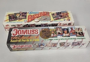 set of 2 1991 Donruss Baseball Factory Sealed Complete Sets (792) - Picture 1 of 2
