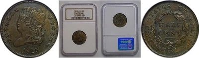 1825 Half Cent   NGC AU-58 - Image 1 of 3