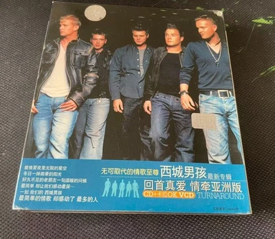 westlife TURNAROUND China First ASIA Edition Paper Slipcover CD VCD Very Rare Foto 1 de 4