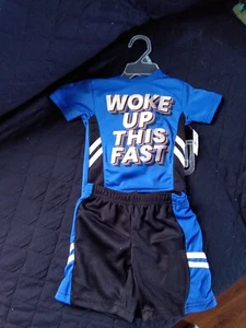 Boys Outfit | Boys 2 PC Set | Boys Short Set | Boys Clothing |12 months - Picture 1 of 3