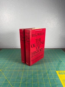 The Outline Of History H.G. Wells Volumes 1 and 2 1971 Revised Edition Complete - Foto 1 di 20