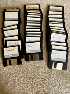 37 3.5 IN. DSDD DS 720K / 800K FLOPPY DISKS DOUBLE SIDED DOUBLE DENSITY 2DD - Bild 1 von 2