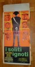 TOTO'  I SOLITI IGNOTI LOCANDINA ORIGINALE  1A EDIZIONE DA RESTAURARE