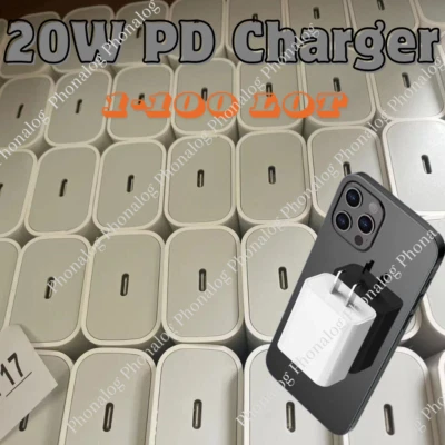 Wholesale Bulk For iPhone iPad 20W USB C Type C Power Adapter Fast Charger Block - Image 1 of 4