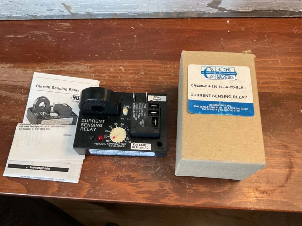 CR MAGNECTICS CR4395-EH-120-660-A-CD-ELR-I Current Sensing Relay - Image 1 of 4