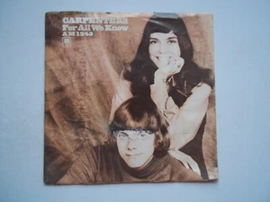 CARPENTERS For All We Know / Don't Be Afraid - 45 RPM 7" Record A&M - Picture 1 of 8
