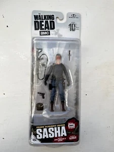 BNIB MCFARLANE TOYS THE WALKING DEAD TV SERIES 10 SASHA ACTION FIGURE - Bild 1 von 4