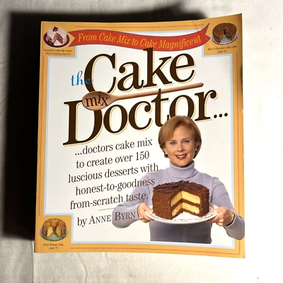 The Cake Doctor Trade Paperback Anne Byrn Recipes Baking Instruction 1999 Foto 1 de 4