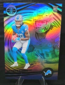 2023 Panini Illusions Jahmyr Gibbs Rookie Card (RC) #38 Detroit Lions - Bild 1 von 2
