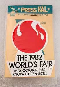 1982 Knoxville Worlds Fair Sunsphere Bumper Souvenir IMPKO Sticker NOS New MOC - Picture 1 of 3