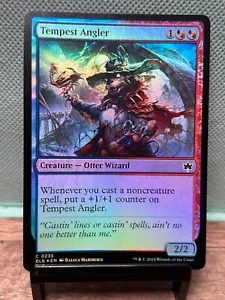 MTG TCG: Tempest Angler 235, Bloomburrow _ FOIL - Picture 1 of 1