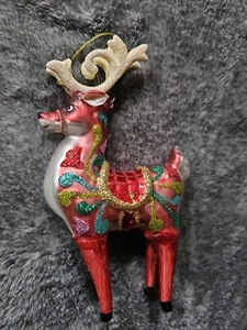 Jim Shore Reno Adorno de Navidad Vidrio Soplado “Dashaway” - Imagen 1 de 9