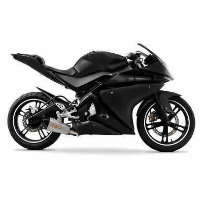 Painted Complete Fairing 22 Piece Set Yamaha YZF-R125 14-18 Black/Black - Image 1 of 4