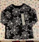 OLD NAVY Unisex Long Sleeve Shirt for Toddler Spiderweb Halloween Theme, NWT!