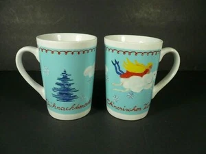2 Tazze Germania Mercatino di Natale alla Torre Cinese Tazze Espresso 6 oz. - Foto 1 di 5