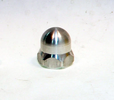 6x1 mm thread - 7/8" hex Aluminum engine spinner nut from MECOA K&B #924-214 - Image 1 of 2