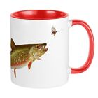 CafePress Vintage Trout Fishing Illustration Mug 11 oz Ceramic Mug (786601906)