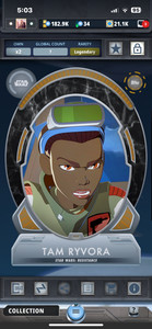 Topps Star Wars Card Trader 2022 Base Series 3 Hoard Monument - Tam Ryvora