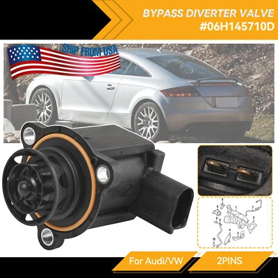 Válvula de derivación desviadora de pistón turbo mejorada DV 06H145710D para Audi VW 2.0T Foto 1 de 4
