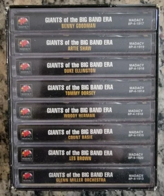 Giants Of The Big Band Era Music 100 Hits ~ Complete BOX SET of 8 Cassette Tapes - Image 1 of 4
