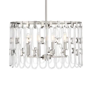 George Kovacs P5384-613 Charming 4 Light Semi-Flush / Pendant Light - Nickel - Picture 1 of 1