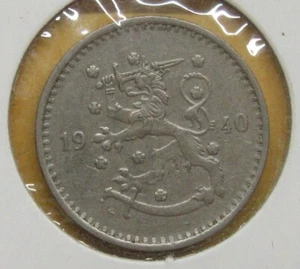 1940-S Finland 1 Markka Take a Look - Picture 1 of 2