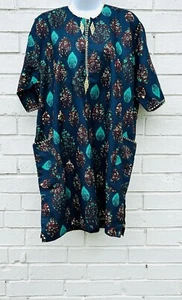 Vestido de salón túnica vintage hecho a mano colorido bordado boho chic XS/S - Imagen 1 de 5