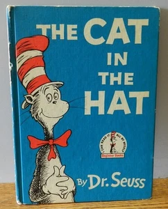 1957 Vintage "The Cat in the hat" written by DR. SEUSS 1st edition BCE - Picture 1 of 7