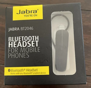 Jabra Vous êtes sur. Casque à crochet d'oreille noir. Casque Bluetooth pour téléphones portables. - Photo 1 sur 4