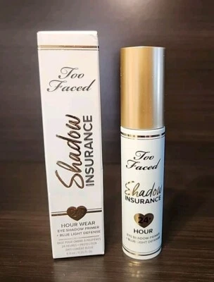 Imprimación de sombra de ojos Too Faced 24 HR seguro luz azul defensa tamaño completo nueva en caja Foto 1 de 3