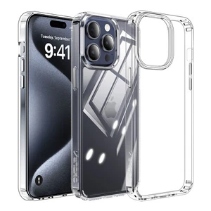 Funda transparente delgada dura a prueba de golpes resistente a prueba de golpes para iPhone 15 Pro / Plus 15 Pro Max - Imagen 1 de 49