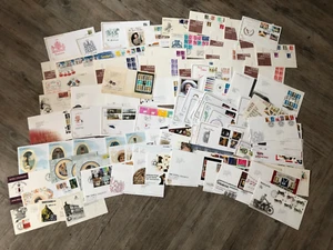 First Day Cover collection x 105 - Picture 1 of 1