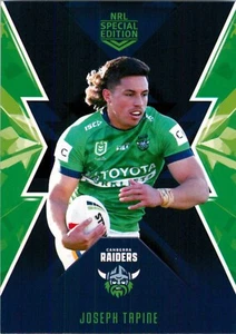 2025 Canberra Raiders NRL TLA Special Edition Card - Joseph Tapine - Picture 1 of 3