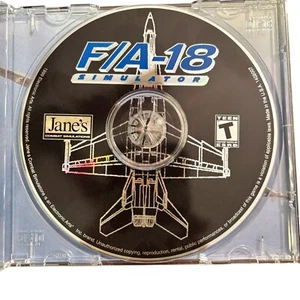 Jane’s F/A-18 Combat Simulations Fighter Jet US Air Force EA PC Game 1999 - Picture 1 of 4