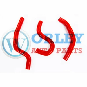 RED HOSE CR80R CR85 CR85R EXPERT 1996-2008 FOR HONDA SILICONE RADIATOR CR80RB - Picture 1 of 6