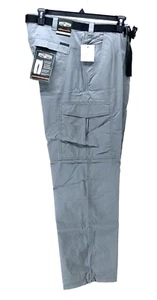 Field Stream Cargo Pants Mens 40x32 Green Rip Stop Relaxed Fit Belted NEW - Picture 1 of 17