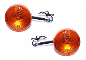 2x clignotants pour SUZUKI GN 250 400 GS 400 550 RV125 SP370 TS250 - Picture 1 of 5
