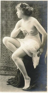 MODELO FEMENINA DESNUDA ESTUDIO Y FOTO DE ARTE ORIGINAL DE COLECCIÓN - Imagen 1 de 2
