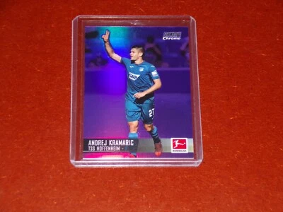 2021-22 Stadium Club Chrome Bundesliga Purple Refractors 079/299 Andrej Kramaric - Image 1 of 2
