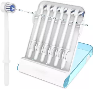 Replacement Tips for Waterpik Water Flosser (6 Brush Head Tips & Storage Case - Picture 1 of 12