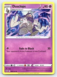 Dusclops 063/159 Uncommon Crown Zenith Pokemon Card - NM Near Mint - Picture 1 of 2