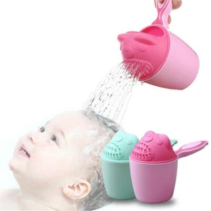 Baby Bath Waterfall Rinser Kids Shampoo Rinse Cup Bath Shower Washing Head New - Picture 1 of 13