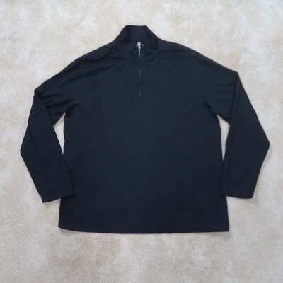 Apt. Moletom masculino manga longa 9 1/4 com zíper 2XL preto - Imagem 1 de 4